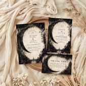 Invitation Mariage céleste gothique