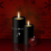 Gothic Kerstkaarles Ornament