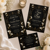 Save The Date Mariage de Luxe Gothique