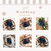 Cartons Réponse Gothique Moody Floral Mariage