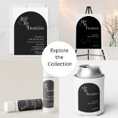 Invitation RIP gothique 20s 30e fête d'anniversaire Noir et b