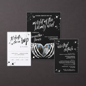 Grunge Halloween Mariage timeline Carte de bienven (Personnalisez la collection de ce créateur indépendant.)