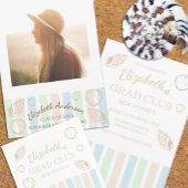 Étiquettes Cadeau Grad Club Beach Party