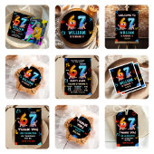 Serviette En Papier Graffiti 6 7 Meme Trend Six Seven Birthday Party