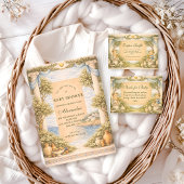 Invitation Greek Coastal Columns Baby Shower