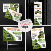 Groene, Oranje Lawn Care Landscaping Mowing Servic