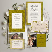 Éventail Mariage Bohème Vert