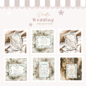 Green Doodle Wavy Lijst Wedding Save The Date