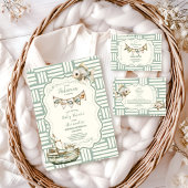 Carte D'accompagnement Petit Pêcheur Vert Pêche Diapper Raffe