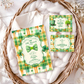 Serviette En Papier Baby shower Shamrock Lucky Little Vert