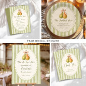 Groene Perfect Pair Pear Bruiloftfeest Servetten