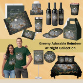 Coussins Longs Adorable Rindeer La Nuit