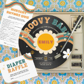 Assiettes En Carton Baby shower super Retro Retro Vinyl