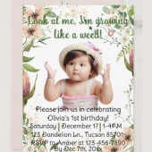 Bannière À Fanions Grossissant comme une mauvaise fille de 1er annive