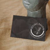 Carte de visite moderne pour salon de coiffure et