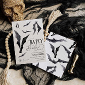 Halloween Black en White Bats Bedankdoosjes