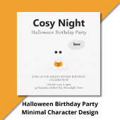 Signe De Table Fête d'anniversaire d'Halloween | Éffrayant Dancef