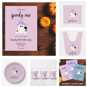 Serviette En Papier Pink Cute Ghost Halloween 1er anniversaire fête