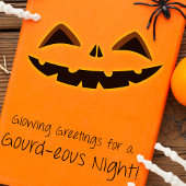Invitation Nocturne Gourde d'Halloween
