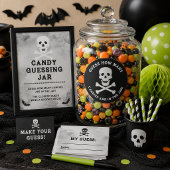Assiette d'anniversaire Skull Crossbones Halloween