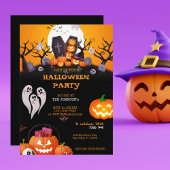 Gepersonaliseerde Schattigee Patchwork Ghost Hallo T-shirt