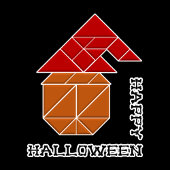 Halloween pompoen en heks Pet T-shirt