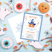 Invitation Halloween Citrouille Éffrayant 4e anniversaire Inv