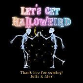 Rafraîchisseur Pour Canette Skull Neon Halloween Halloween Skeletons dansants 