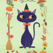 Cute Halloween Witch Cat Legpuzzel
