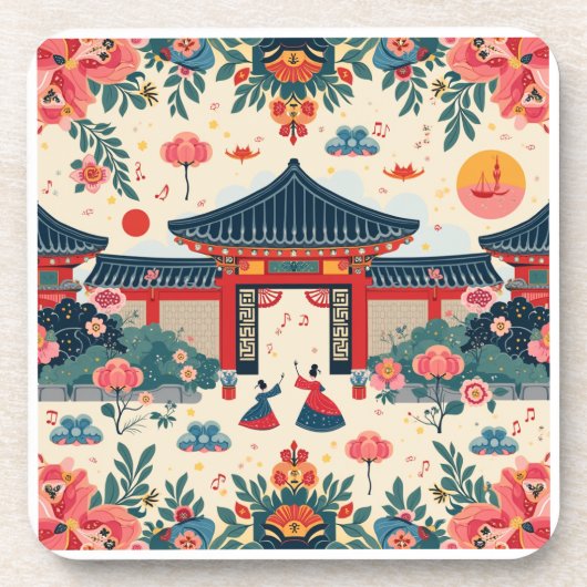 Collection Hallyu Dreams No1. Dessous de verre en (Devant)