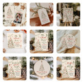 Making Spirit Bright Hand Drawn Christmas Party Kaart