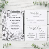 Carte de réponse simple pour mariage (Personnalisez la collection de ce créateur indépendant.)