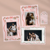 Invitation Hand-Drawn Eat Drink & Be Merry Holiday Party