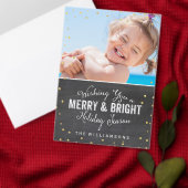 Tampon Auto-encreur Joyeux et lumineux Noël Adresse de retour (Personnalisez la collection de ce créateur indépendant.)