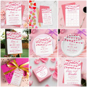 Gobelets En Papier Chaîne pendante Fête des mariées de coeur d'amour