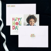 Joyeuses vacances amusant joyeux mignon une photo 