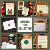 Tablier Joyeuses fêtes Lanternes d'hiver