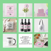 Happy Moederdag Elegant Frogs gepersonaliseerd Mok