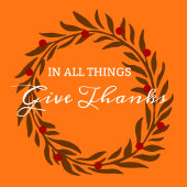 Bedankt geven tafelkleed