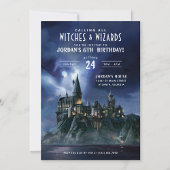 Invitation Harry Potter | Dark Hogwarts Castle Photo Annivers