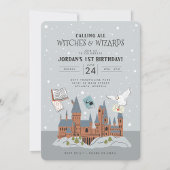 Carte Harry Potter | Château de Hogwarts Anniversaire