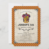 Invitation Anniversaire de Harry Potter | Tableau noir Gryffi