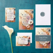 Invitation Pétales de récolte et ciels peints (Personnalisez la collection de ce créateur indépendant. )