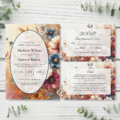 Numéro De Table Pétales de récolte et ciels peints (Personnalisez la collection de ce créateur indépendant.)