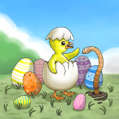 Uitgebroede paaskip inpakpapier vel