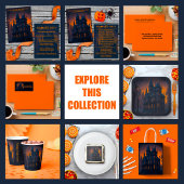 Serviette En Papier Halloween Adulte Haunween Mansion Party