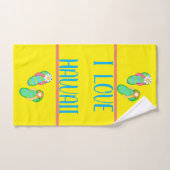 Collection Hawaii Aloha (Serviette à main)