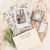 Tampon Auto-encreur Rustique Caligraphie Famille encadrée Adresse de r