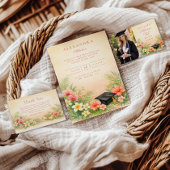 Invitation Hibiscus Floral Graduation Party