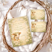 Carte D'accompagnement Highland Cow Countryside Diapper Raffle